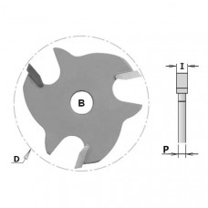 Фреза дисковая для радиальных пазов CMT PRO 47.6x2 Z3 H12.8 822.4720