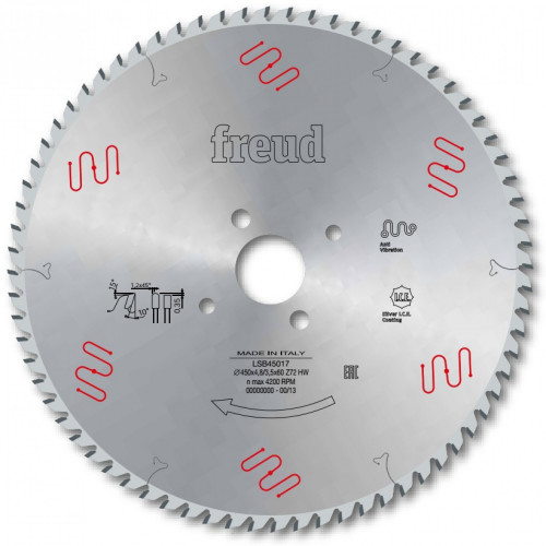 Пильный диск для форматного пиления LSB47003 470x4.4/3.2x75 Z72 Freud
