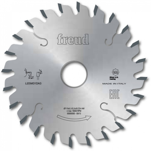 Подрезная коническая дисковая пила LI25M43FA3 125x4.3-5.5/3.2x20 z24 Freud