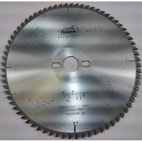 Пильный диск универсальный Pilana 250x3.2/2.2x30 z72 98-11 WZ L