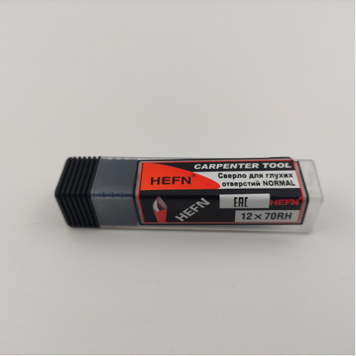 Сверло глухое для присадочного станка NORMAL HEFN правое D12x70 S10 RH