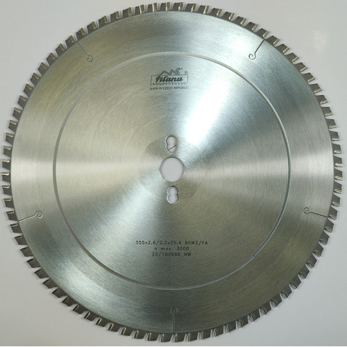 Пильный диск DRY CUT Pilana 355x2.6/2.2x25.4 z80 88 WZ/FA