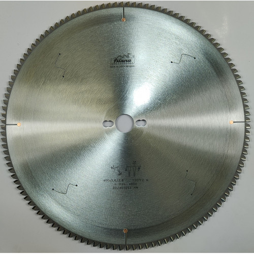 Пильный диск по алюминию и пластику Pilana 400x3.6/2.8x30 z120 87-11 TFZ N