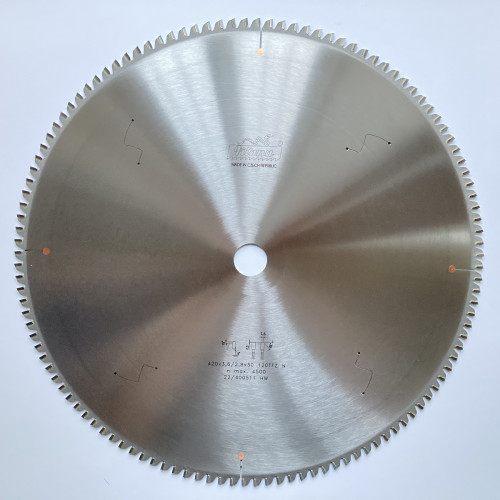 Пильный диск по алюминию и пластику Pilana 420x3.6/2.8x30 z120 87 TFZ N