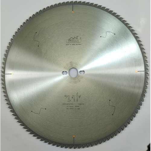 Пильный диск по алюминию и пластику Pilana 450x4.0/3.2x30 z108 87-13 TFZ P