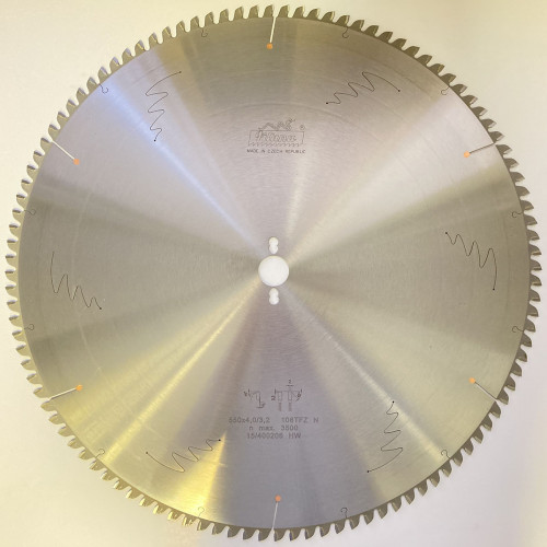Пильный диск по алюминию и пластику Pilana 550x4.0/3.2x32 z108 87 TFZ N
