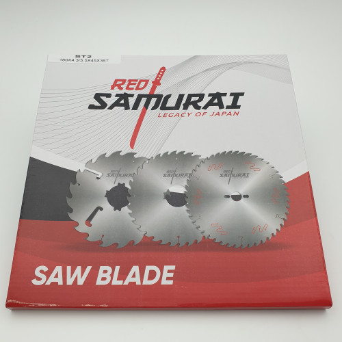 Пильный диск для раскроечных центров подрезной 180x4.3-5.5x3.2x50 Z36 RED SAMURAI