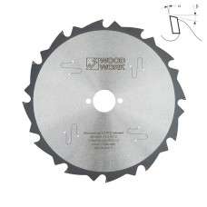 Пильный диск с PCD зубьями 216x2,4x1,6x30 Z=12 Woodwork