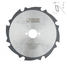 Пильный диск с PCD зубьями 184x2,4x1,6x30 Z=8 Woodwork